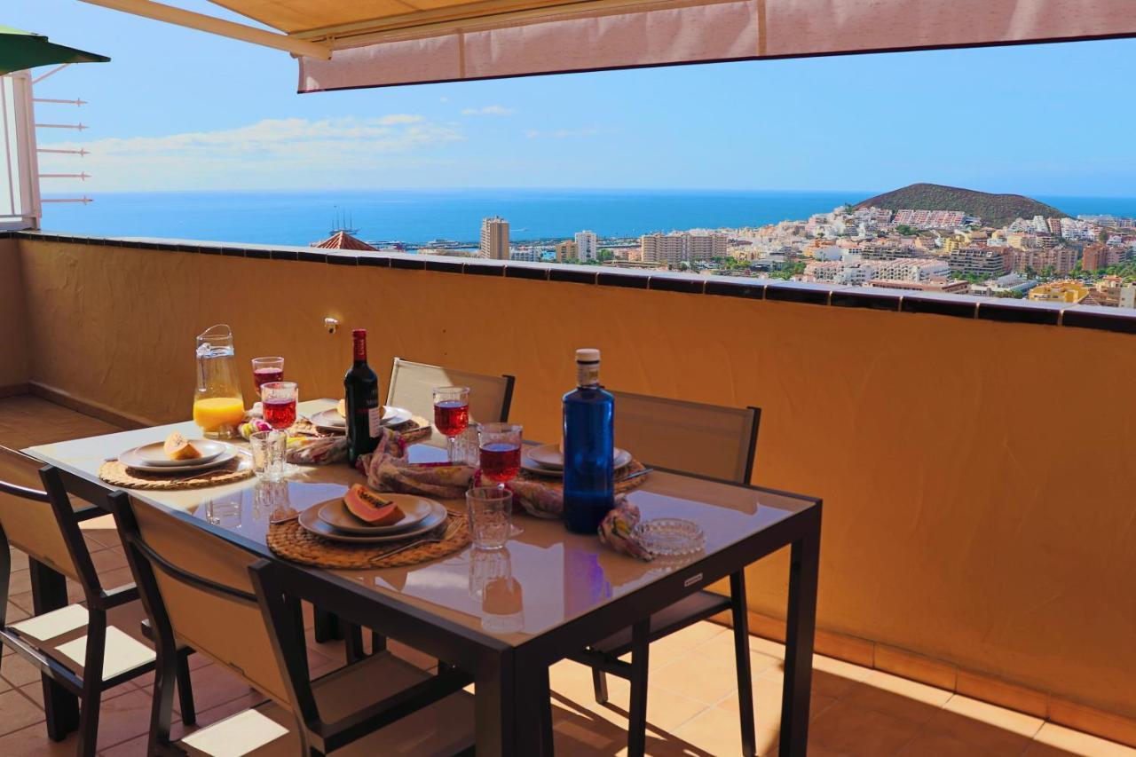 Sunset In The Heights Ocean View - Heated Pool Los Cristianos (Tenerife) Exterior foto
